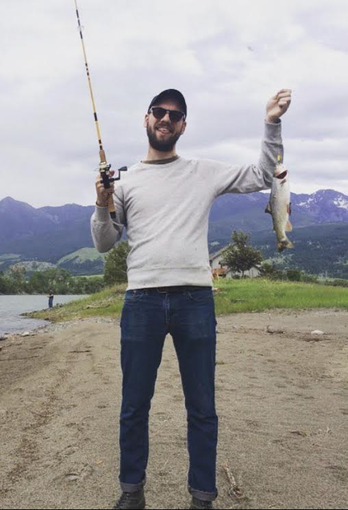 Greg holding a fish